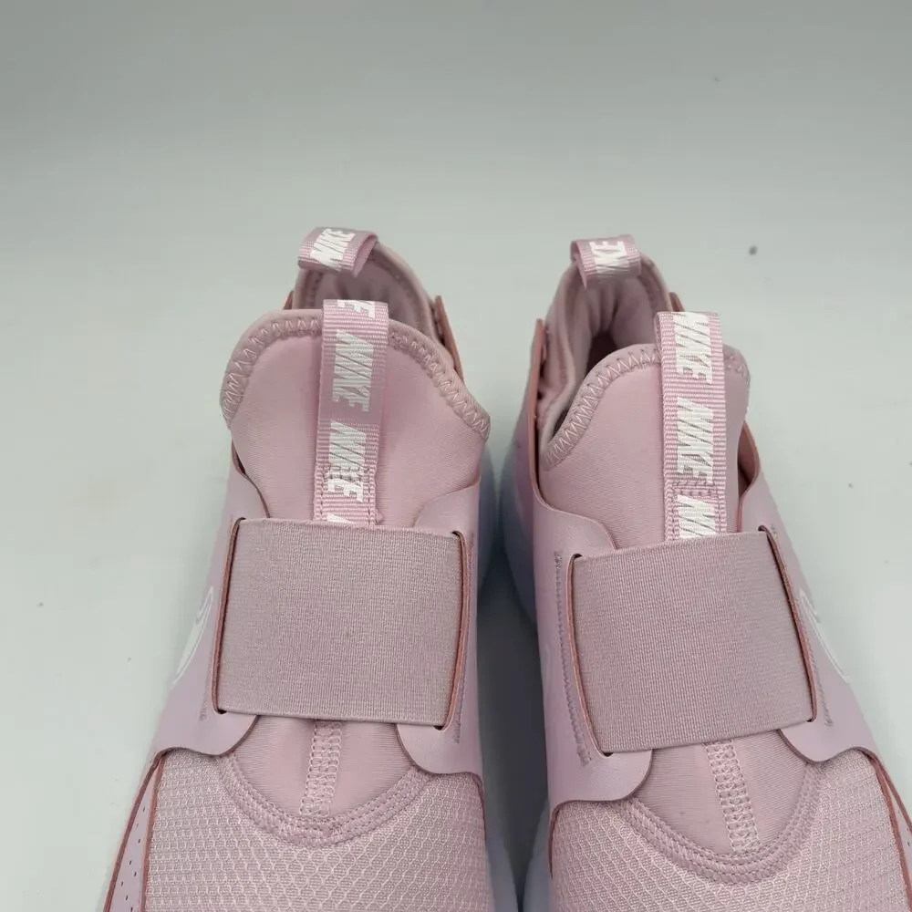 Nike Flex Runner 4 (PS) Youth Girls Size 7Y Slip-On Pink/White Sneakers New